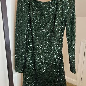 New-look Women's Emerald Green Sequin Dress